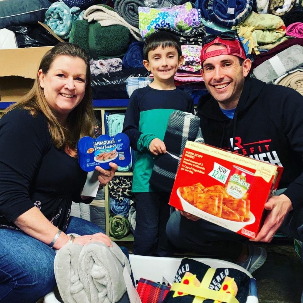 socially-distant volunteer opportunities, donation drives, food drives