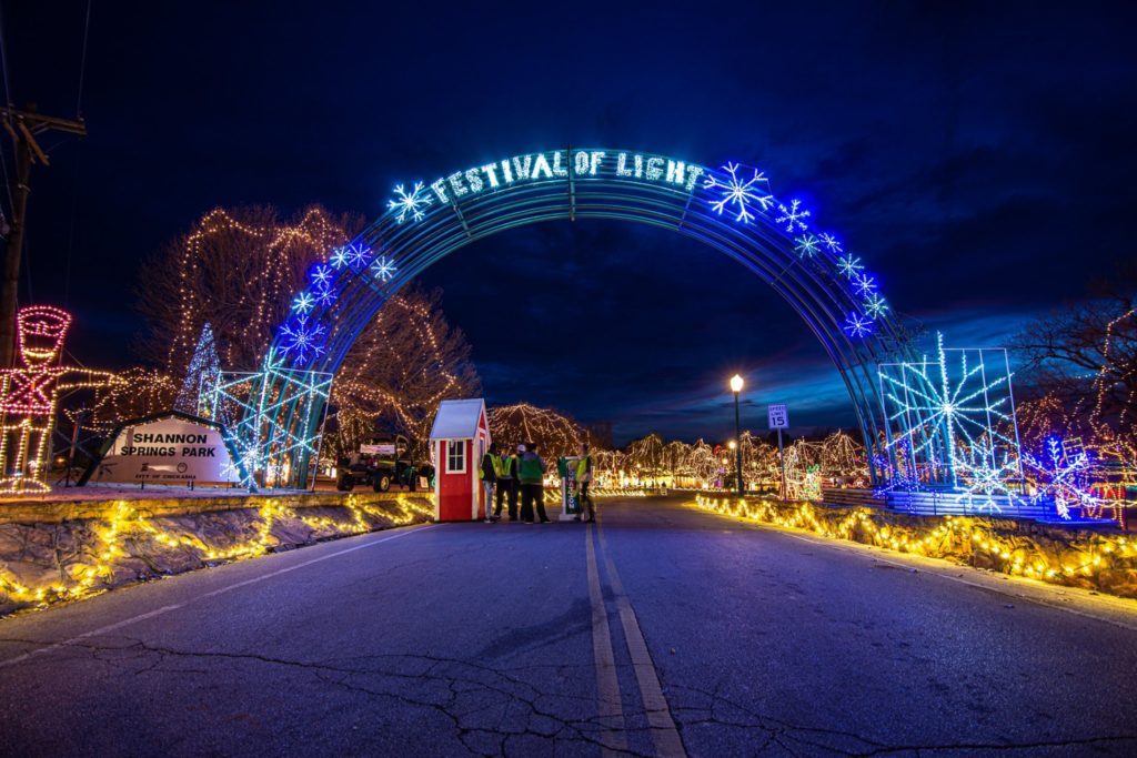 Christmas towns in Oklahoma