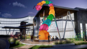 Bethany Children's expansion night time rendering