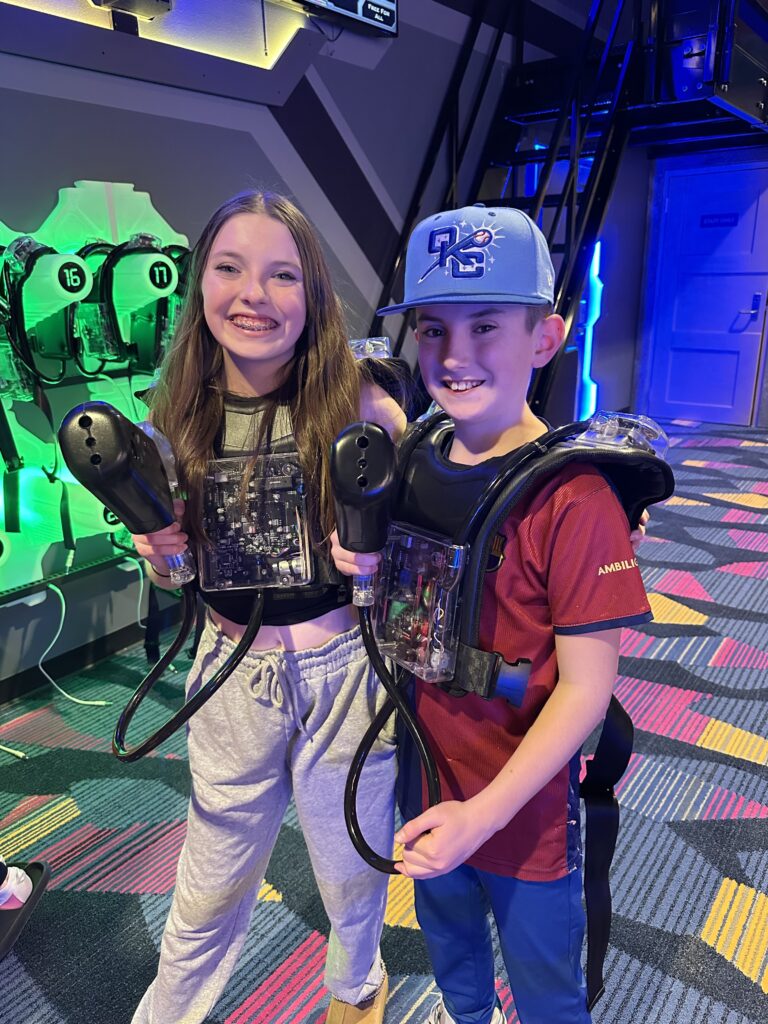 Laser tag at OKANARAMA Game Hall