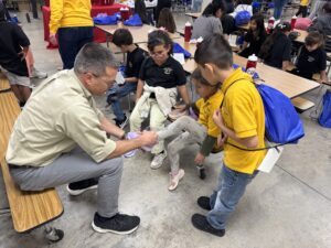 Principal Alaya at Shidler Elementary