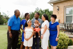 Camal Pennington, Torie Luster Pennington and family